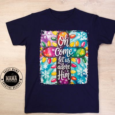 Oh Come Let Us Adore Him Shirt