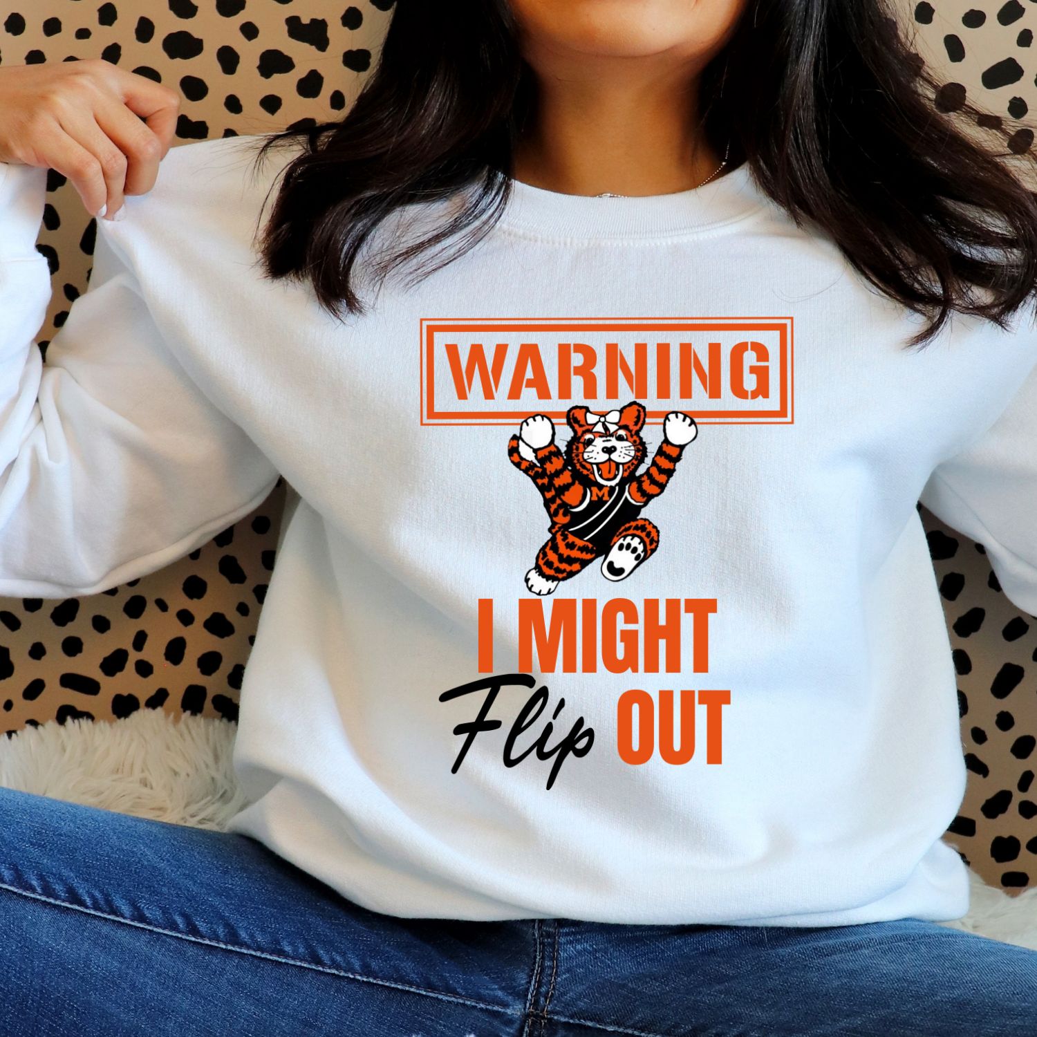 Warning I Might Flip Out Tiger Gymnastic Shirt