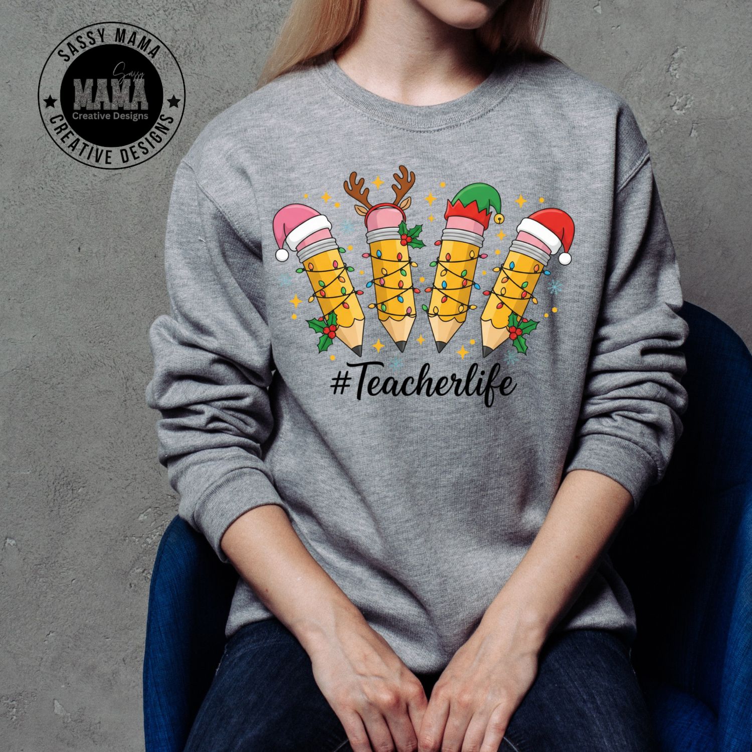 Christmas Pencil #Teacherlife Shirt