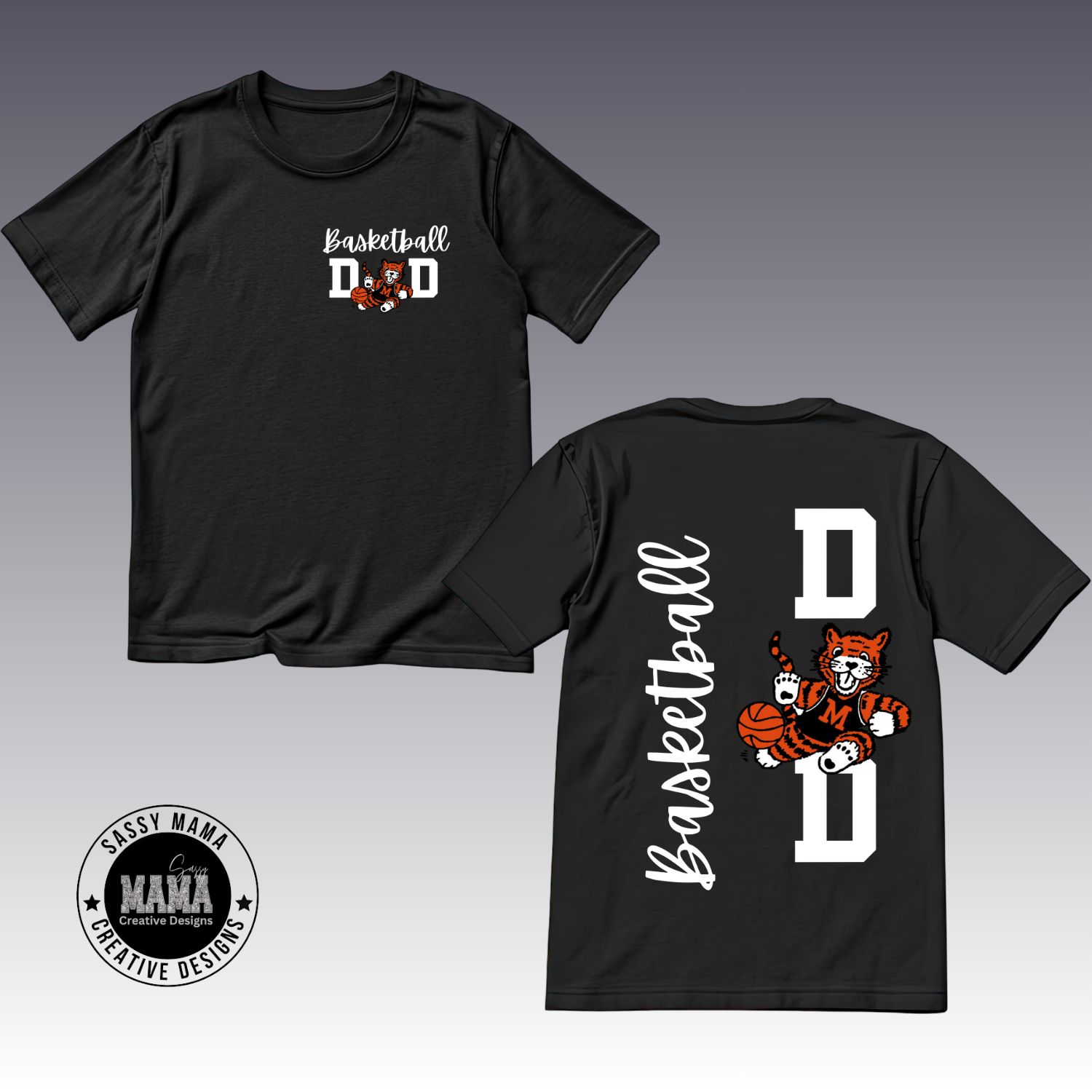 Massillon Tiger Basketball Mom or Dad Shirt