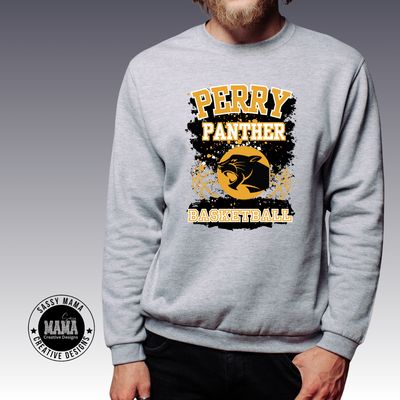 Perry Panther Basketball Color Splash