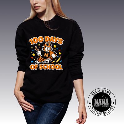 100th Day of School Massillon Tiger Design