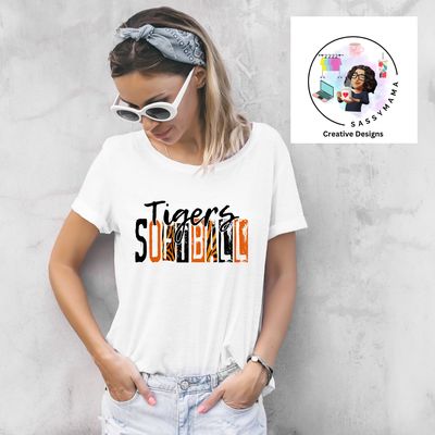 Massillon Tiger Softball Spirit T-Shirt Adult and Youth Sizes