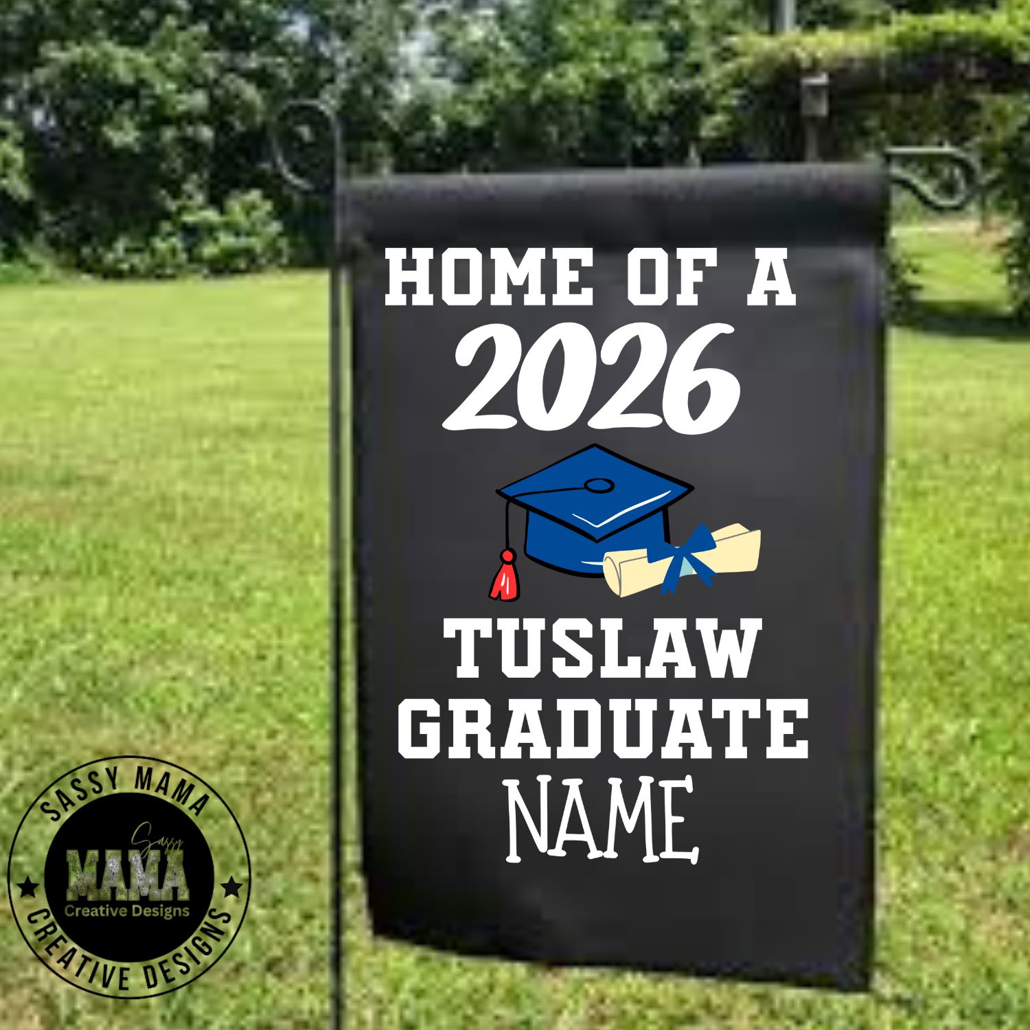2026 Graduation Garden Flag Customized