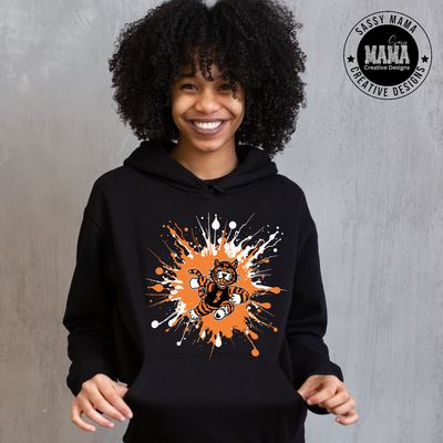 Massillon Tiger Track &amp; Field Shirt Color Splash Adult and Youth Sizes