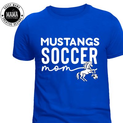 Tuslaw Mustang Soccer Mom Shirt