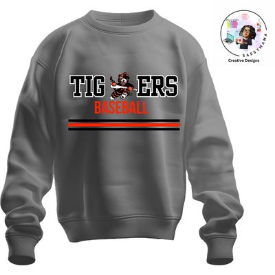 Tigers Baseball Shirt! Available in Youth and Adult Sizes