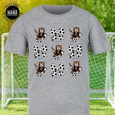 On the Prowl Bows and Obie Soccer Shirt