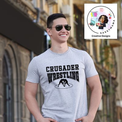 Canton Central Catholic Crusader Wrestling Shirt