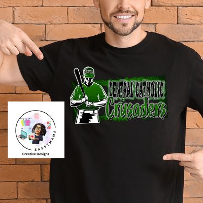 Canton Central Catholic Crusaders Baseball Dugout Shirt Adult and Youth Sizes