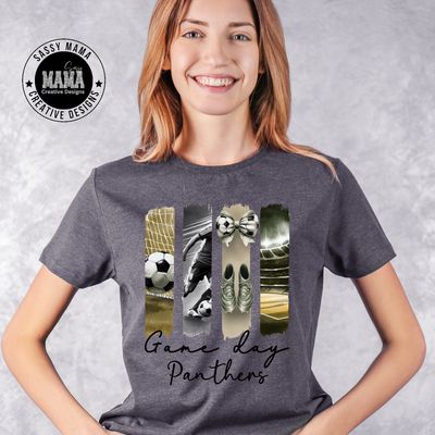 Panther Soccer Game Day Shirt Adult and Youth