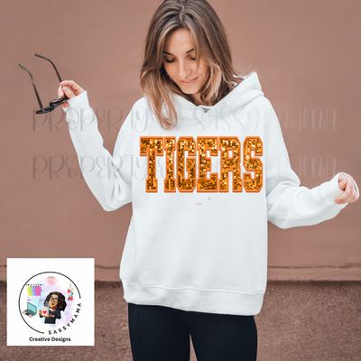 Tiger Bling Adult and Youth Sizes