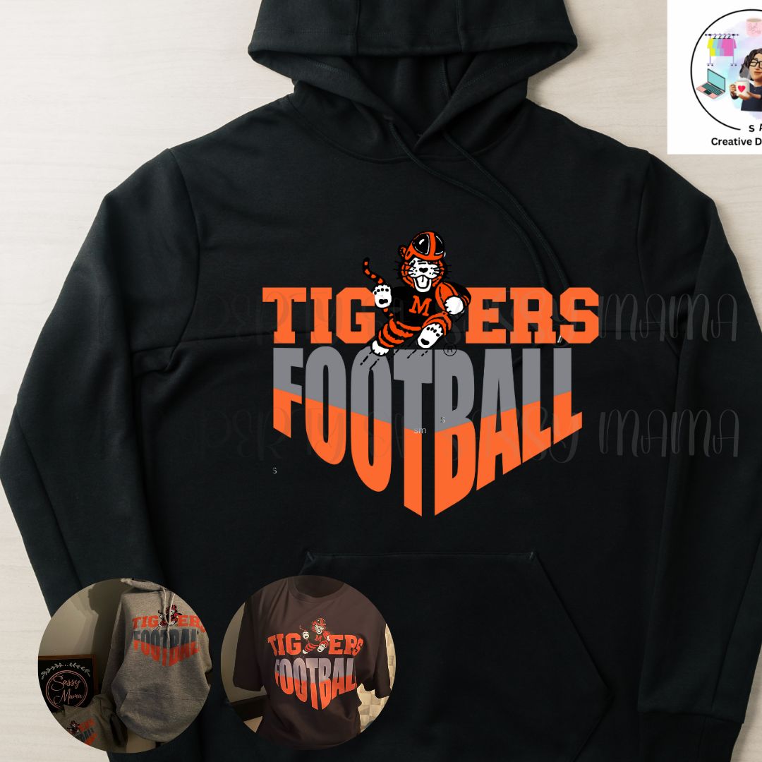 Tigers Football Shirt Adult and Youth Sizes