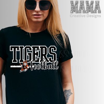 Tiger Football Victory T-Shirt Adult and Youth Sizes