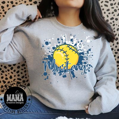 Tuslaw Mustangs Softball Color Splash