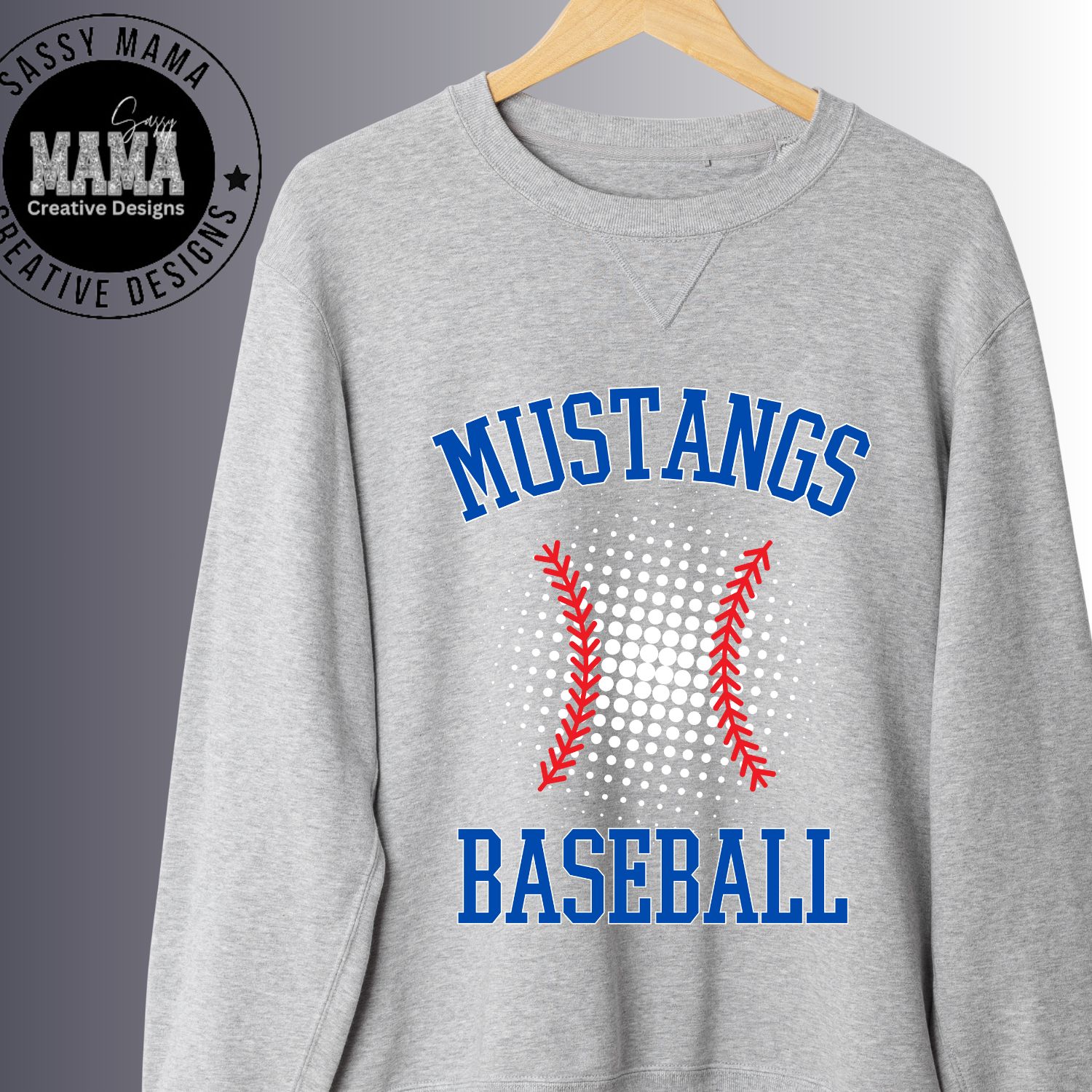 Tuslaw Mustangs Baseball Double Play Shirt