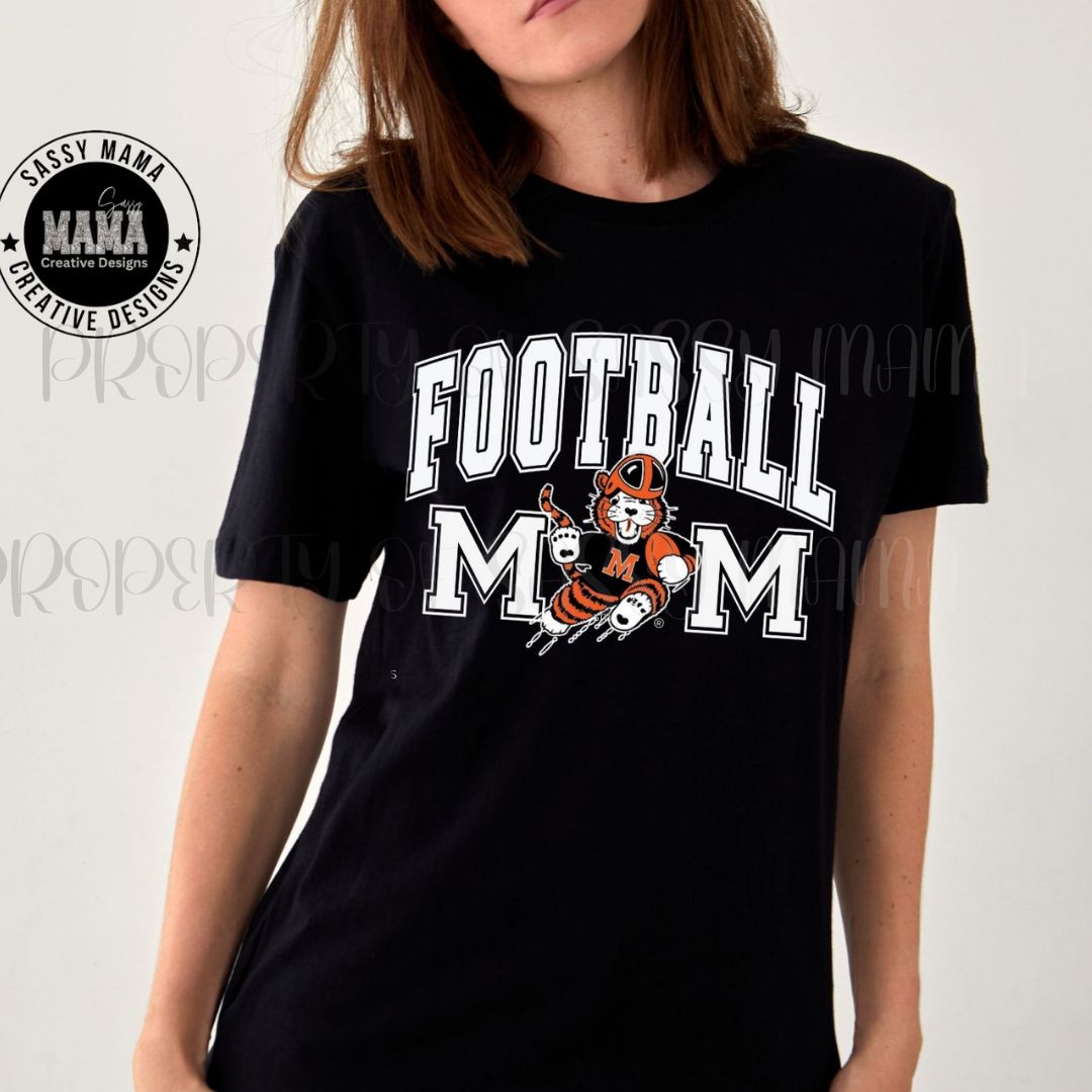 Tiger Football Mom Hype Shirt
