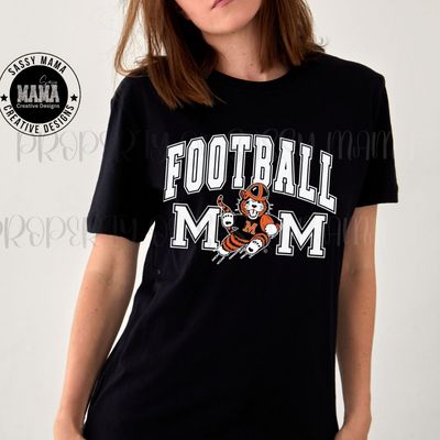 Tiger Football Mom Hype Shirt