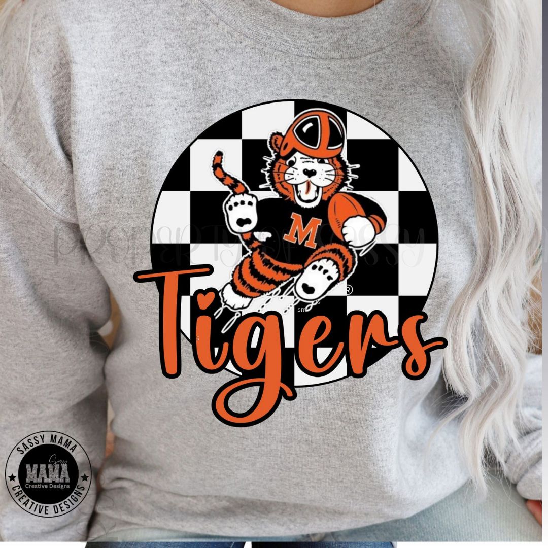 Checkered Massillon Tiger Shirt – Bold Tradition, Timeless Style