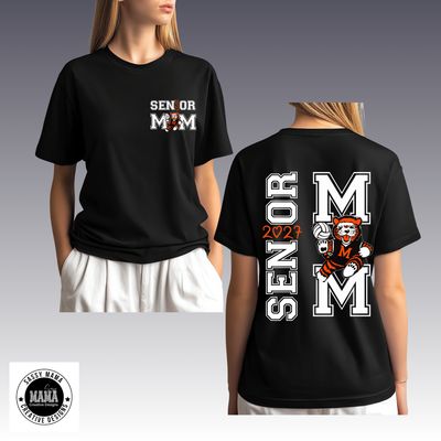 Massillon Tiger Volleyball Mom &amp; Dad 2027 Senior Shirt