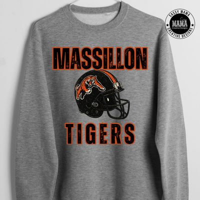 Massillon Tiger Helmet Throwback Edition