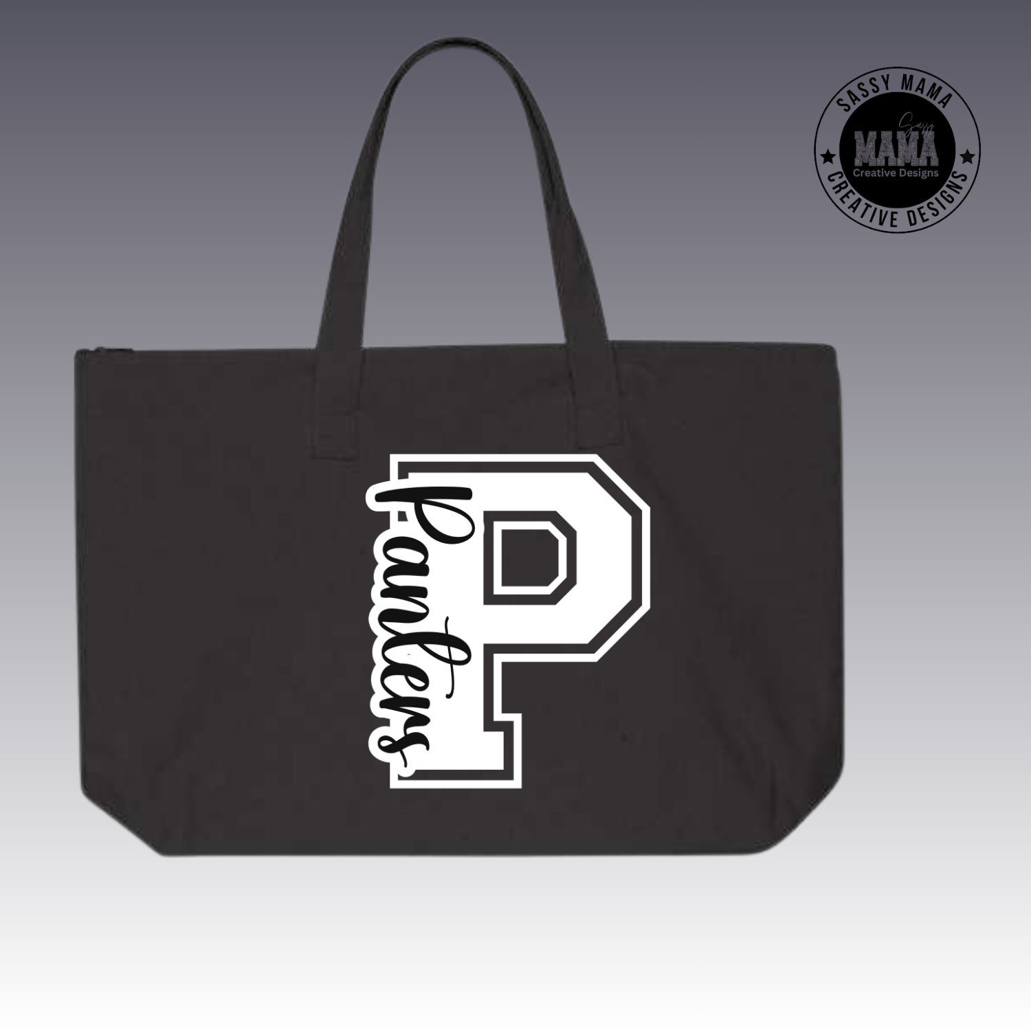 P is for Panthers Tote Bag