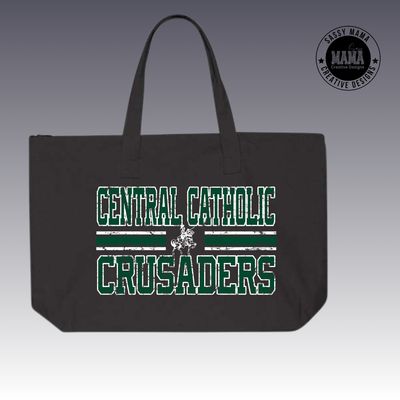 Central Catholic Pride Tote Bag with Zipper