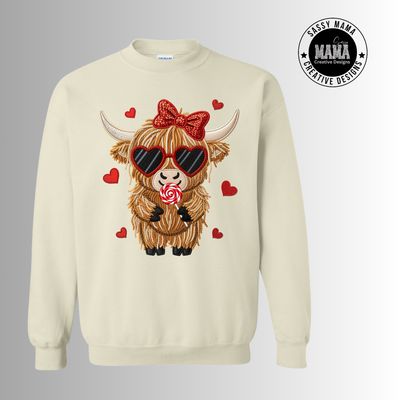 Highland Sweetheart – Faux Yarn Valentine