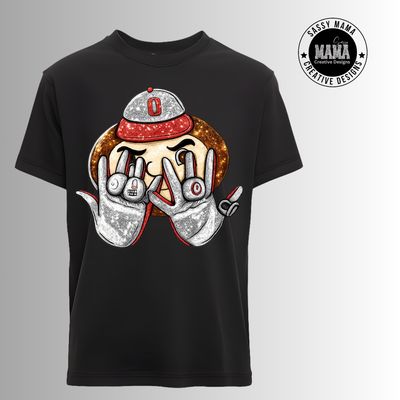 Faux Bling Buckeye Victory Shirt