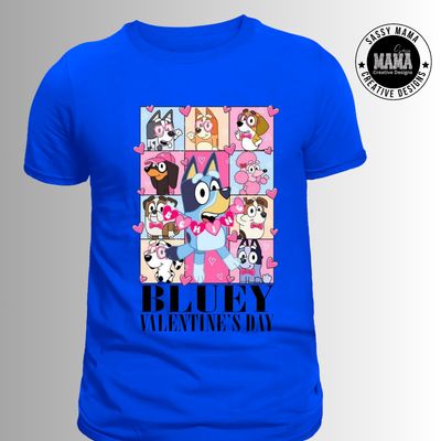 Bluey Love Squad Valentine's Day Shirt