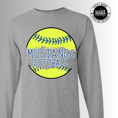 Softball Chic Mustangs Edition