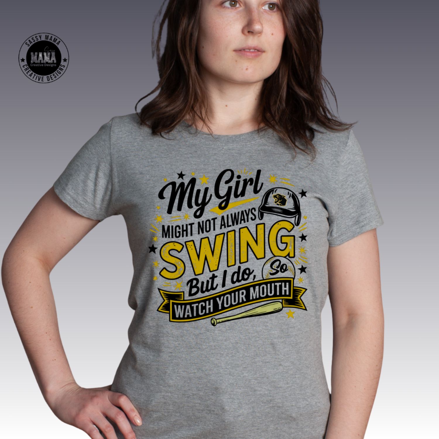 ⚾ Watch Your Mouth Softball Mom Edition