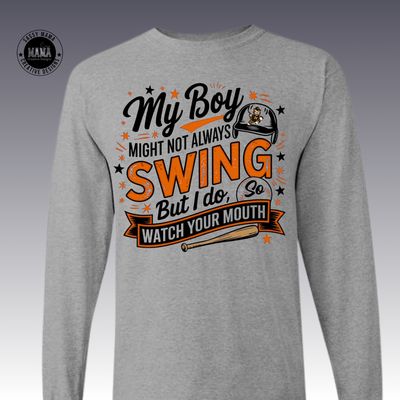 ⚾ Watch Your Mouth  Baseball Mom Edition