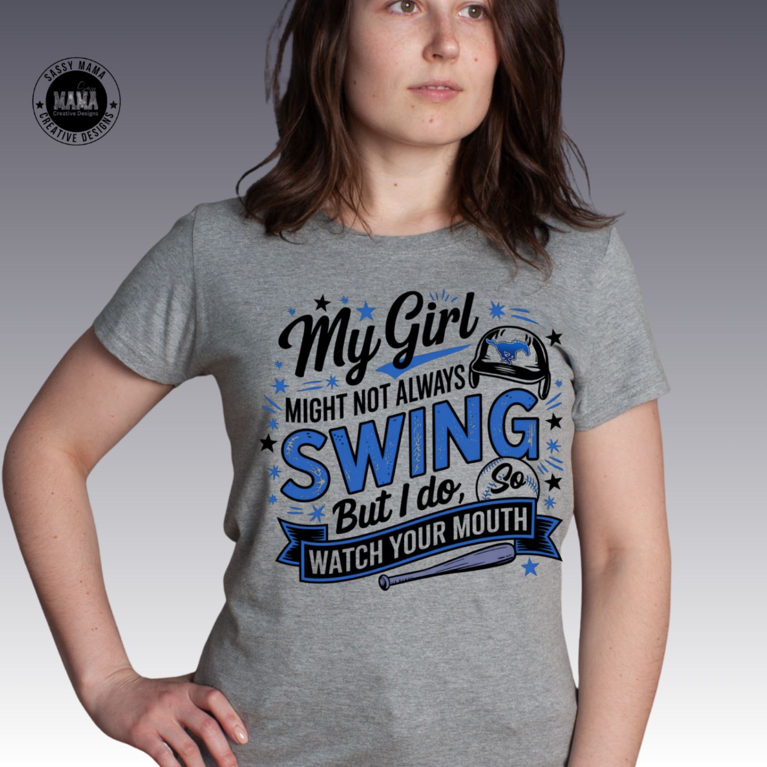 ⚾ Watch Your Mouth Softball Mom Edition