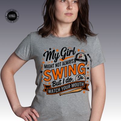 ⚾ Watch Your Mouth Softball Mom Edition