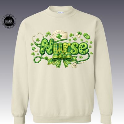 Shamrock Care – Faux Crochet Nurse