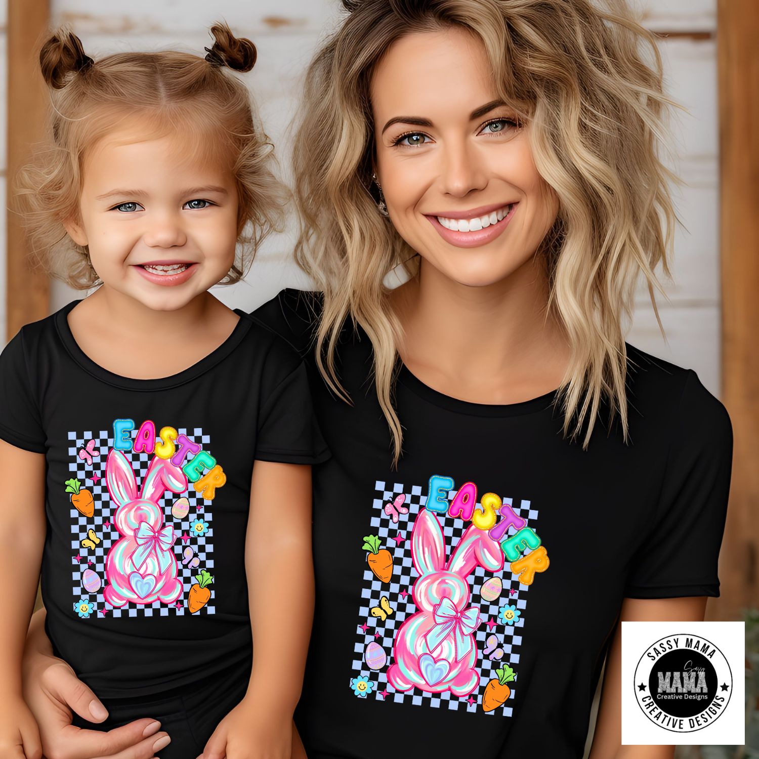 Checker Bunny Easter Bliss