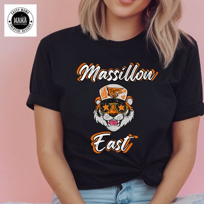 Massillon East &amp; West Faux Sparkle Pride