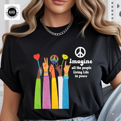 Imagine Peace Graphic Shirt