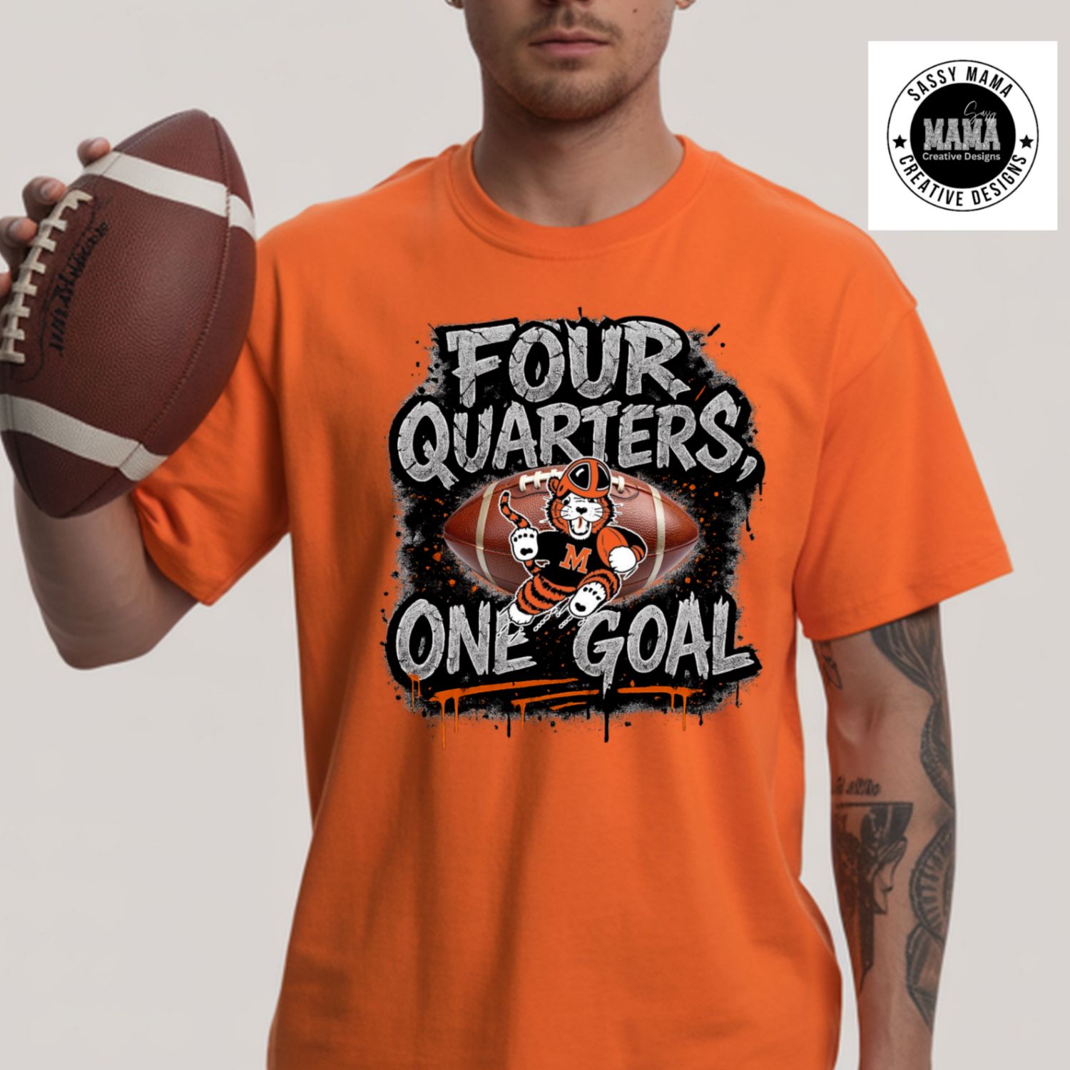 Four Quarters One Goal – Massillon Tiger Shirt