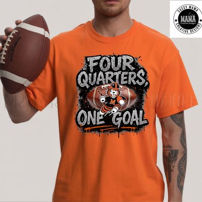Four Quarters One Goal – Massillon Tiger Shirt