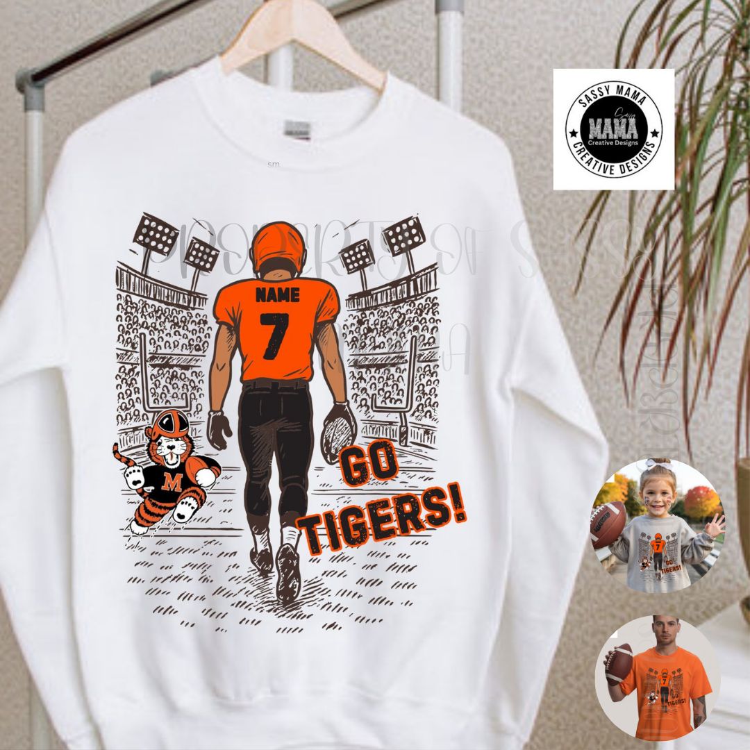 ✨ Tigers Game Day Player Pride Shirt- CUSTOMIZED
