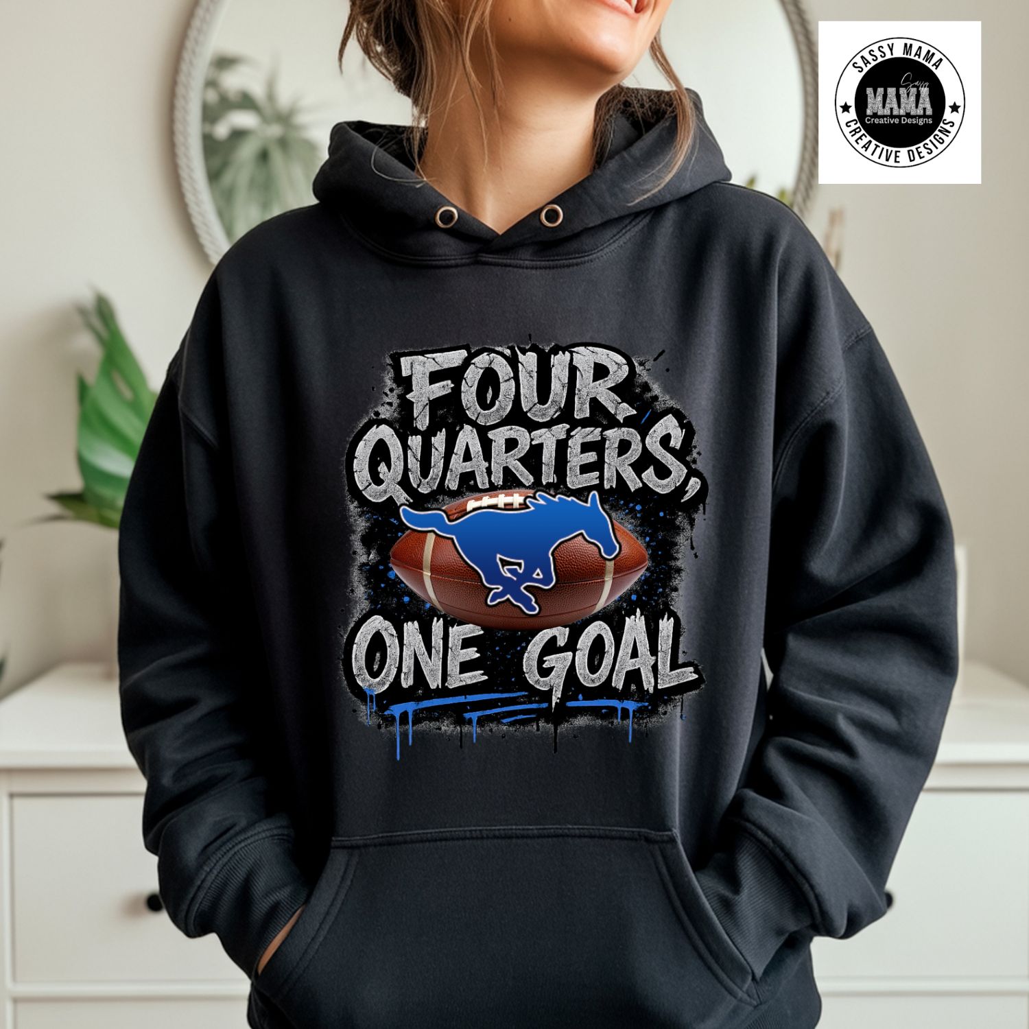 Four Quarters One Goal – Tuslaw Mustangs Shirt
