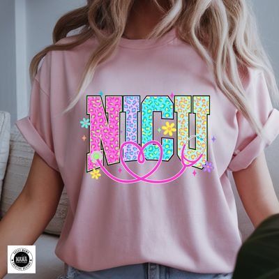 Pastel Pop NICU Nurse Shirt