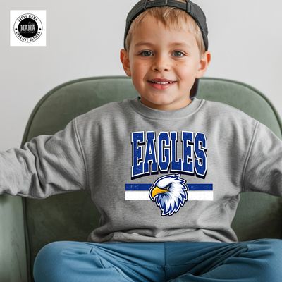 💙 FAC Varsity Stripe Eagles Tee