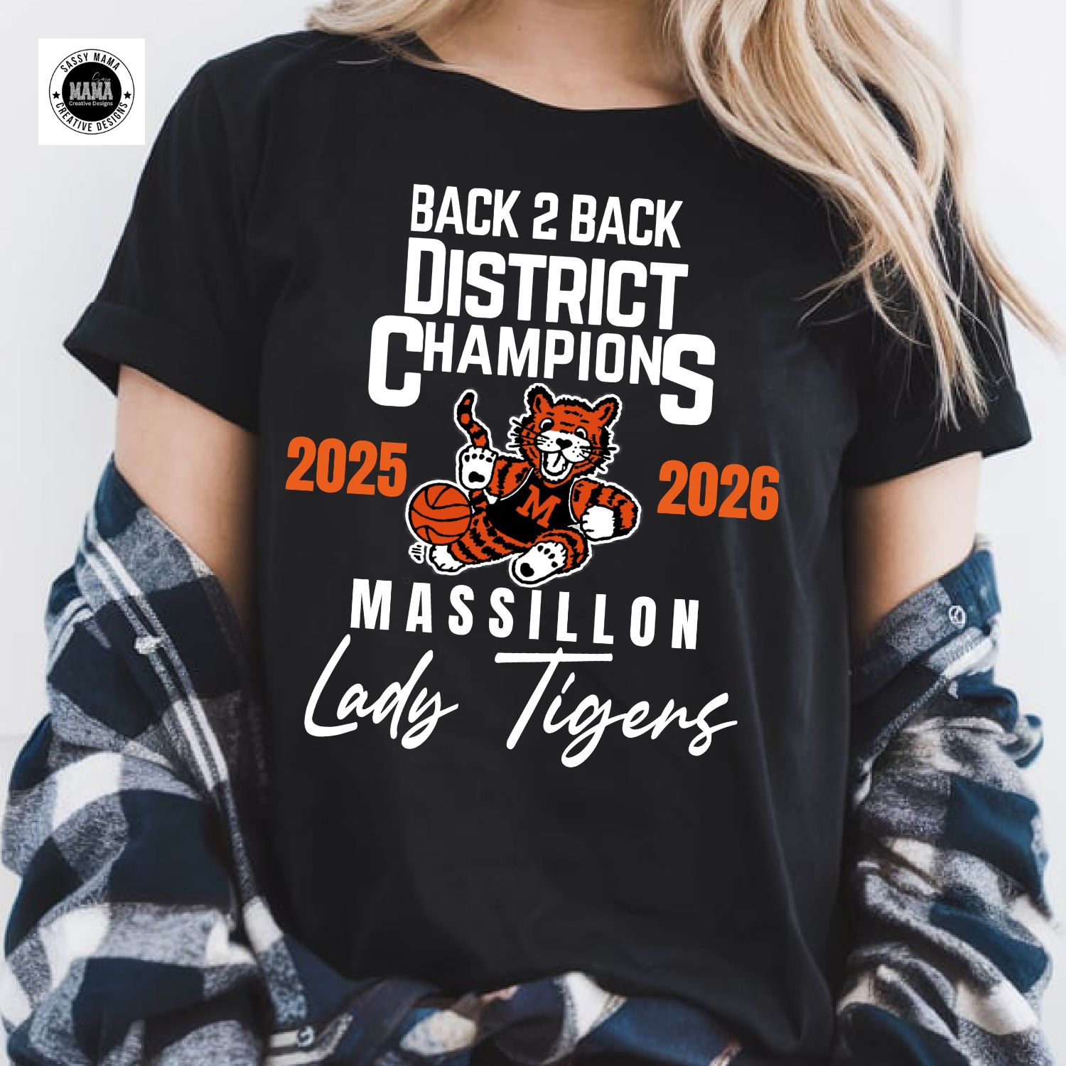 🧡 Back 2 Back Lady Tigers Champions Shirt