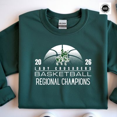 Central Catholic Lady Crusaders Regional Champions 2026 Basketball Shirt