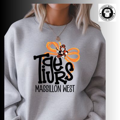 Massillon East/West Tigers Bow Shirt
