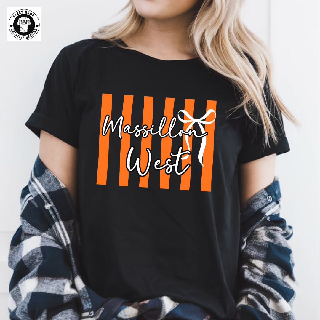 Massillon Elementary Pride Bow Shirt
