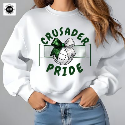 Crusader Pride Volleyball – Central Catholic Edition ⚔️🏐✨